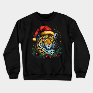 Leopard Christmas Crewneck Sweatshirt